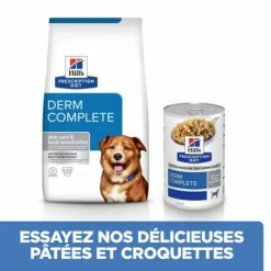 HILL'S Pet Nutrition Derm Complete Croquettes Pour Chien -nourriture pour chien boutique canine derm complete 2