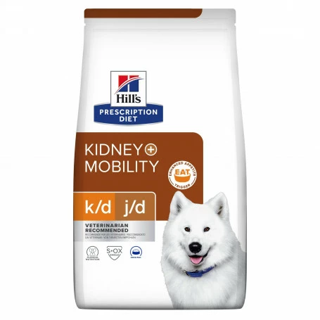 HILL'S Pet Nutrition K/D J/D Kidney+Mobility Croquettes Pour Chien 1 HILL'S Pet Nutrition K/D J/D Kidney+Mobility Croquettes Pour Chien
