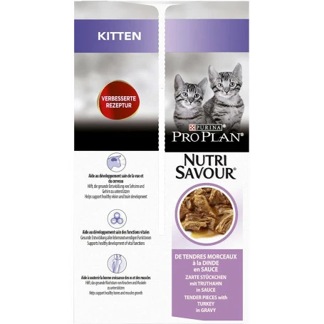 PURINA PRO PLAN Cat Kitten NUTRISAVOUR Dinde Terrine 3 PURINA PRO PLAN Cat Kitten NUTRISAVOUR Dinde Terrine – Image 3