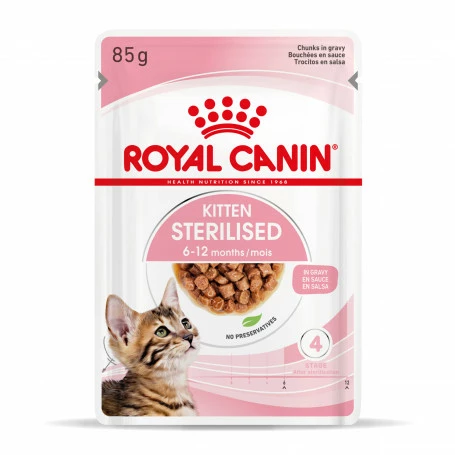 Cat Kitten Stérilisé Royal Canin Emincé En Sauce Sachet Repas 1 Cat Kitten Stérilisé Royal Canin Emincé En Sauce Sachet Repas