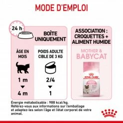 ROYAL CANIN Cat Mother & Babycat Boîte -nourriture pour chien boutique cat mother babycat boite 1