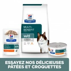 HILL'S Pet Nutrition Sachet Repas W/d Multi-Benefit Poulet Pour Chat -nourriture pour chien boutique chat w d multi benefit poulet sachet repas 2