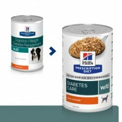 HILL'S Pet Nutrition Chien W/d Diabetes Poulet Boîte -nourriture pour chien boutique chien w d diabetes poulet bote 1