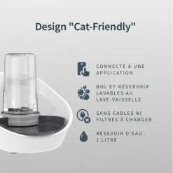 Materiel Distributeur Automatique D'eau Felaqua Connect -nourriture pour chien boutique distributeur automatique d eau felaqua connect 7