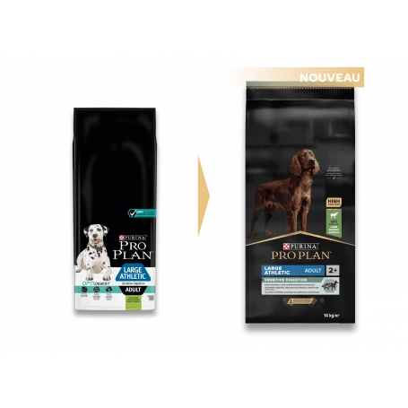 PURINA PRO PLAN Dog Large Athletic Adult Sensitive Digestion Lamb Optidigest -nourriture pour chien boutique dog large athletic adult sensitive digestion lamb optidigest