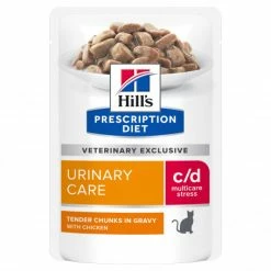 HILL'S Pet Nutrition C/D Urinary Stress Multicare Sachet Repas Pour Chat Poulet
