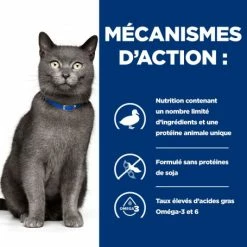 HILL'S Pet Nutrition D/d Food Sensitivities Croquettes Pour Chat Canard & Petis Pois -nourriture pour chien boutique feline d d canard et petits pois 3
