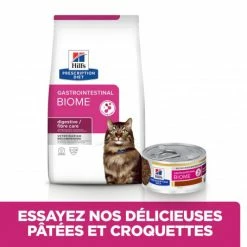 HILL'S Pet Nutrition Gastrointestinal Biome Mijotés Pour Chat Poulet & Légumes -nourriture pour chien boutique feline gastrointestinal biome mijotes poulet legumes boite 2
