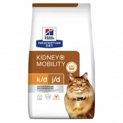 HILL'S Pet Nutrition K/D J/D Kidney+Mobility Croquettes Pour Chat Au Poulet