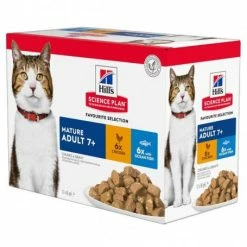 HILL'S Pet Nutrition Feline Mature Pack Mixte Sachet Repas