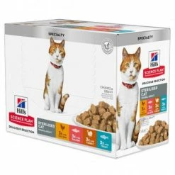 HILL'S Pet Nutrition Feline Sterilised Cat Young Adult Pack Mixte Sachet Repas