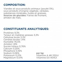 HILL'S Pet Nutrition W/d Multi Benefit Boîte émincé Pour Chat Poulet -nourriture pour chien boutique feline w d poulet boite emince 7