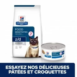 HILL'S Pet Nutrition Z/d Food Sensitivities Croquettes Pour Chat -nourriture pour chien boutique feline z d food sensitivities activ biome 2