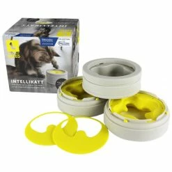 Materiel Jouet Chat Distributeur BeOneBreed : Bol Interactif Intellikatt -nourriture pour chien boutique jouet chat distributeur beonebreed bol interactif intellik 1