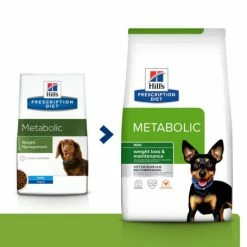 HILL'S Pet Nutrition Pack'Avenue Hill's Prescription Diet Metabolic Pour Petit Chien Au Poulet -nourriture pour chien boutique pack avenue prescription diet metabolic mini croquettes chien 1