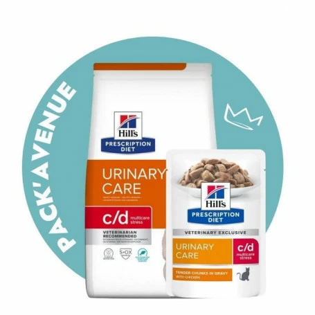 HILL'S Pet Nutrition Pack'Avenue Hill's Prescription Diet C/D Urinary Stress Multicare Croquettes Pour Chat Au Poisson 3 Kg 1 HILL'S Pet Nutrition Pack'Avenue Hill's Prescription Diet C/D Urinary Stress Multicare Croquettes Pour Chat Au Poisson 3 Kg