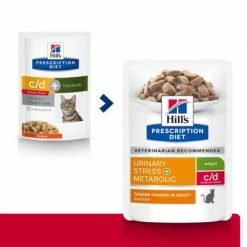 HILL'S Pet Nutrition Pack'Avenue Hill's C/d Urinary Stress Multicare+Metabolic Pour Chat 3 Kg -nourriture pour chien boutique pack croquettes urinary stress hills chat 2