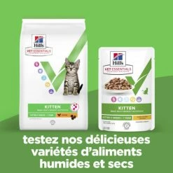 HILL'S Pet Nutrition Vet Essentials Chat Multi-Benefit Kitten Poulet Sachet Repas 12 HILL'S Pet Nutrition Vet Essentials Chat Multi-Benefit Kitten Poulet Sachet Repas -nourriture pour chien boutique vet essentials chat multi benefit kitten poulet sachet repas 3