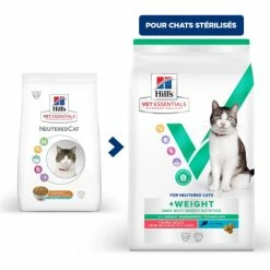HILL'S Pet Nutrition Vet Essentials Chat Multi-Benefit + Weight Young Adult Thon -nourriture pour chien boutique vet essentials chat multi benefit weight young adult thon 1