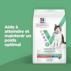HILL'S Pet Nutrition Vet Essentials Chat Multi-Benefit + Weight Young Adult Thon -nourriture pour chien boutique vet essentials chat multi benefit weight young adult thon 3