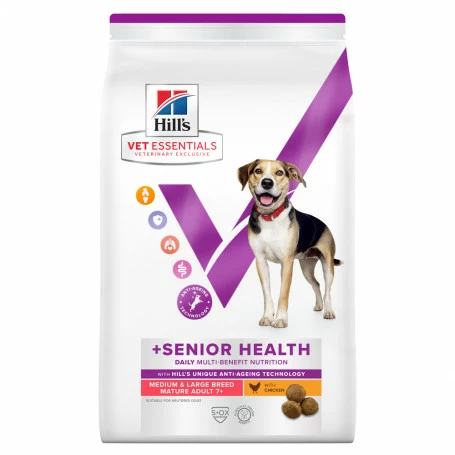 HILL'S Pet Nutrition Vet Essentials Chien Multi-Benefit + Senior Health M&L Poul. 1 HILL'S Pet Nutrition Vet Essentials Chien Multi-Benefit + Senior Health M&L Poul.