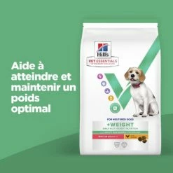 HILL'S Pet Nutrition Vet Essentials Chien Multi-Benefit + Weight Adult 1+ Medium Poulet -nourriture pour chien boutique vet essentials chien multi benefit weight adult 1 medium poulet 2