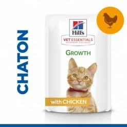 HILL'S Pet Nutrition Vet Essentials Feline Kitten Growth Poulet Sachet Repas -nourriture pour chien boutique vet essentials feline kitten growth poulet sachet repas 2