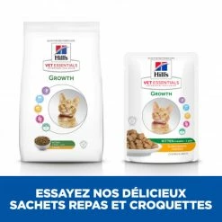 HILL'S Pet Nutrition Vet Essentials Feline Kitten Growth Poulet Sachet Repas -nourriture pour chien boutique vet essentials feline kitten growth poulet sachet repas 3