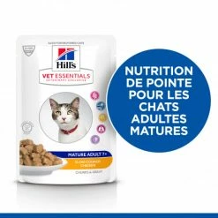 HILL'S Pet Nutrition Vet Essentials Feline Mature Adult 7+ Poulet Sachet Repas -nourriture pour chien boutique vet essentials feline mature adult 7 poulet sachet repas 1
