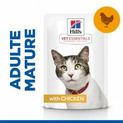 HILL'S Pet Nutrition Vet Essentials Feline Mature Adult 7+ Poulet Sachet Repas -nourriture pour chien boutique vet essentials feline mature adult 7 poulet sachet repas 2