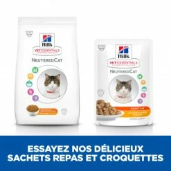 HILL'S Pet Nutrition Vet Essentials Feline Young Adult Neutered Cat Poulet Sachet Repas -nourriture pour chien boutique vet essentials feline young adult neutered cat po sachet r 4