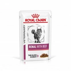 ROYAL CANIN Veterinary Health Nutrition Cat Renal Boeuf Sachet Repas