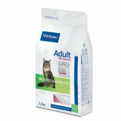 Virbac Veterinary HPM Cat Adult With Salmon Neutered & Entire -nourriture pour chien boutique veterinary hpm adult with salmon neuteredentire cat 3
